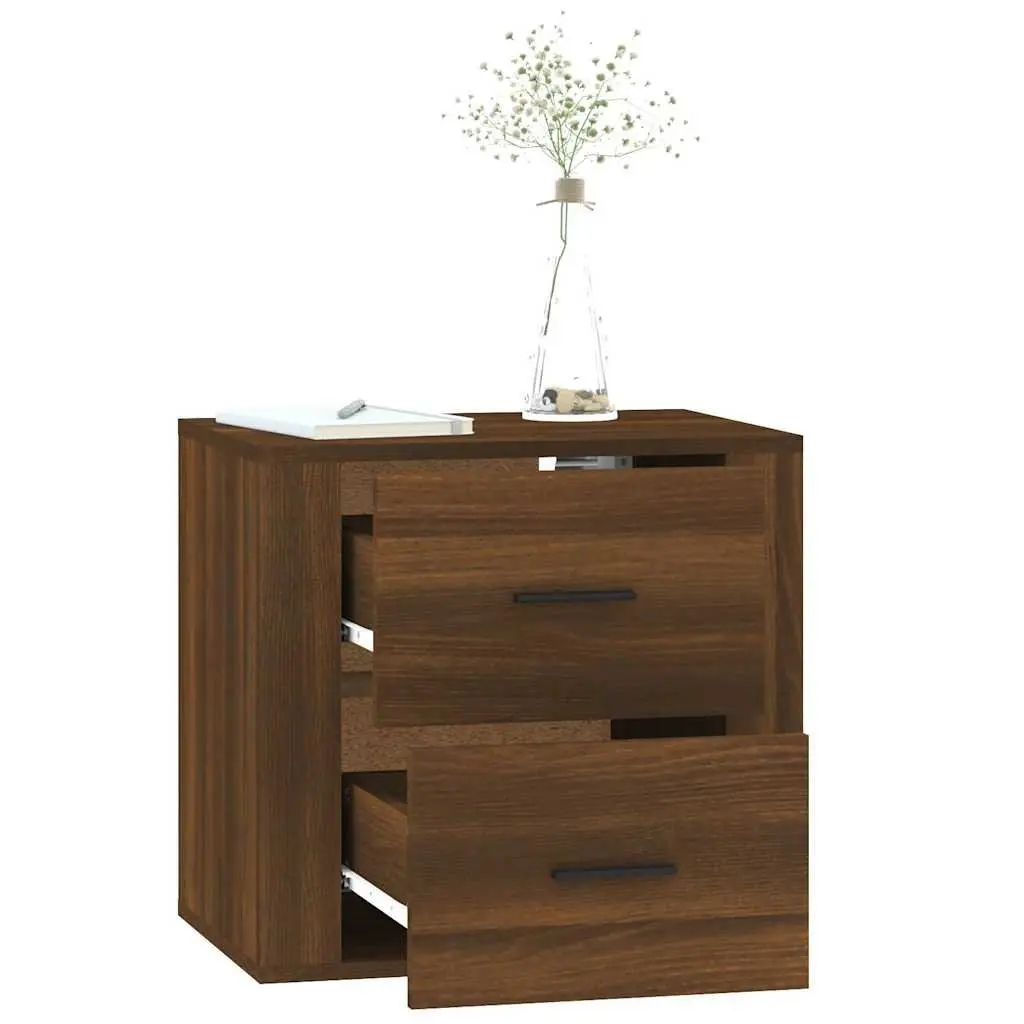 Wall-Mounted Bedside Cabinet for Small Spaces