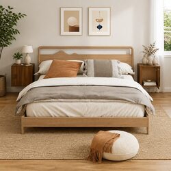 Wall-mounted Floating Cabinets for Bedroom Storage