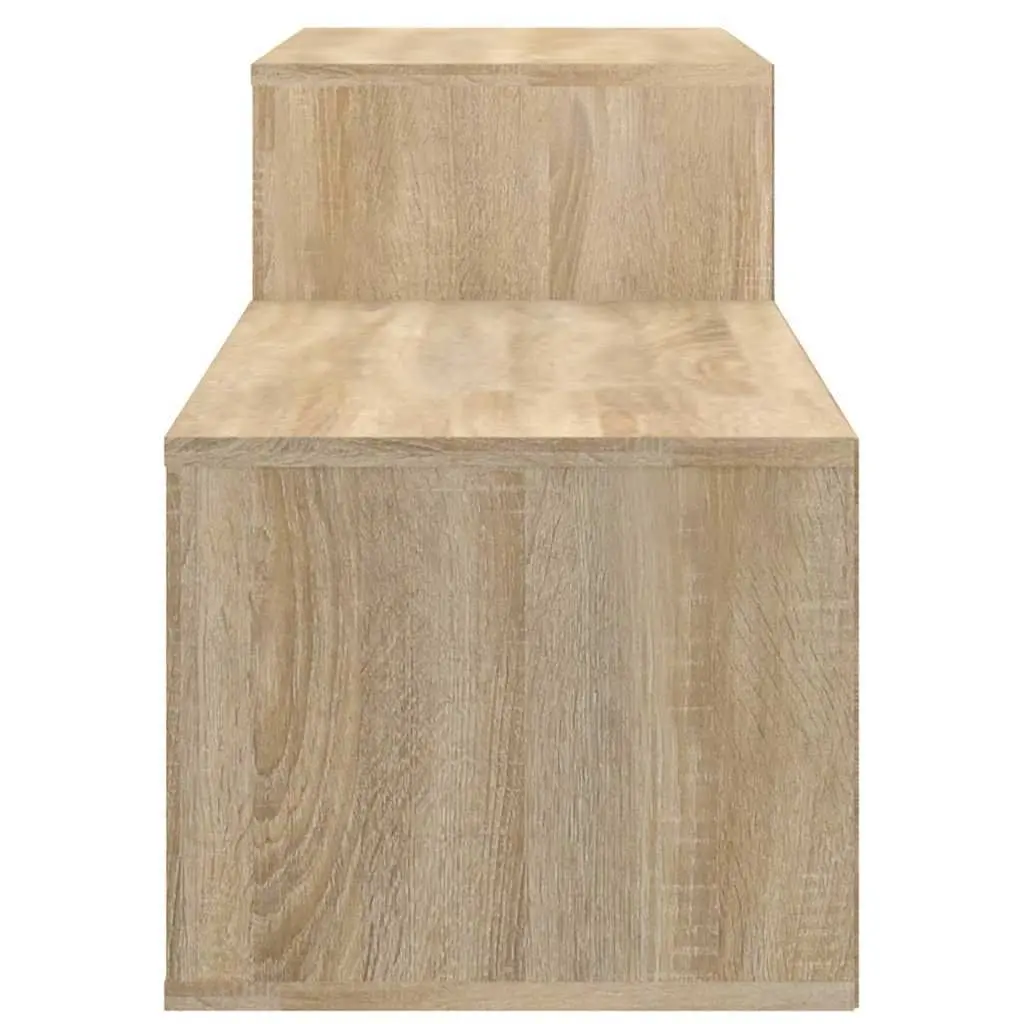 Shoe Cabinet Beige Storage Organiser Hall Furniture Engineered Wood Compartments