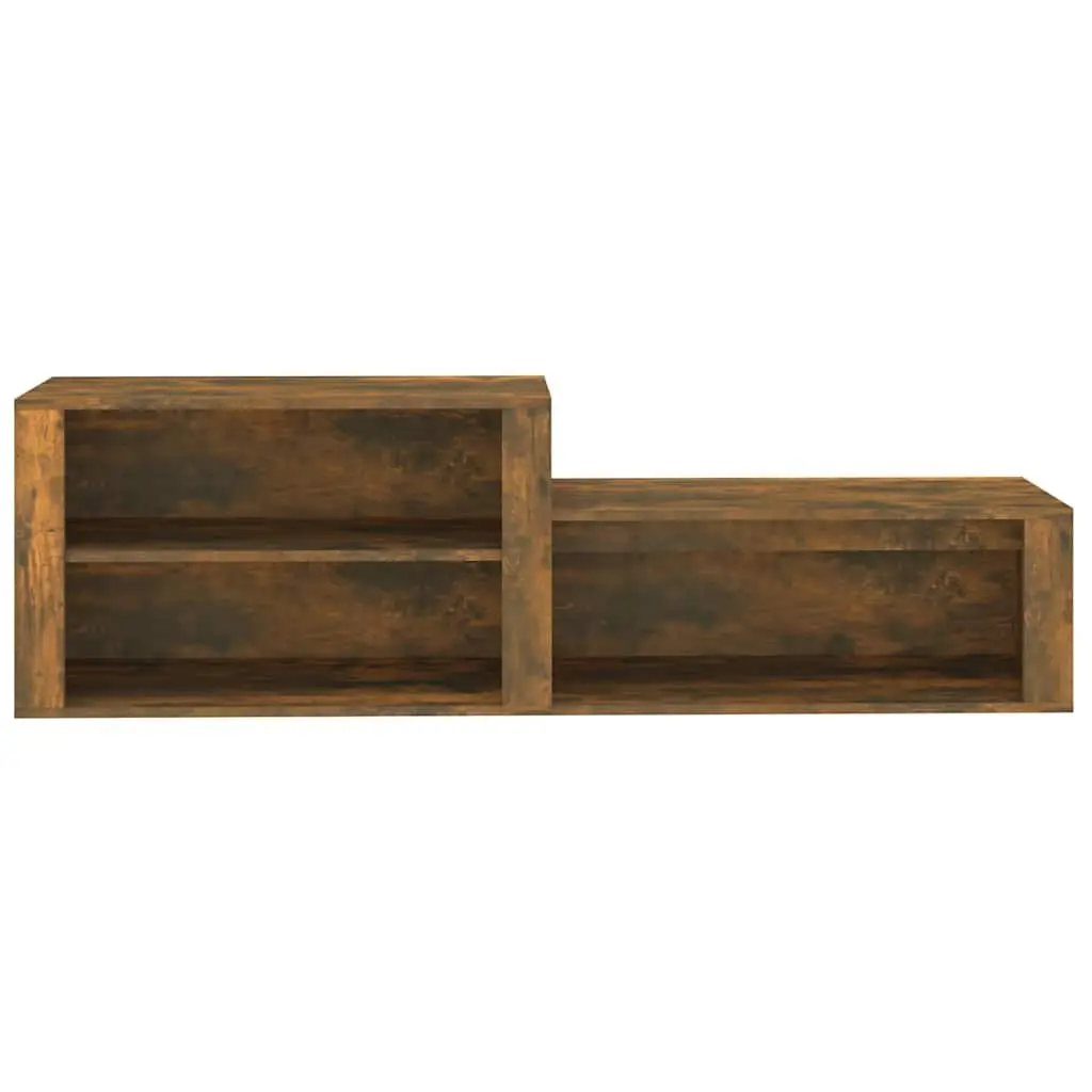 Shoe Cabinet Organiser Engineered Wood 150W x 35D x 45H cm Brown