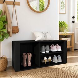 Practical Black Shoe Storage Cabinet for Your Home