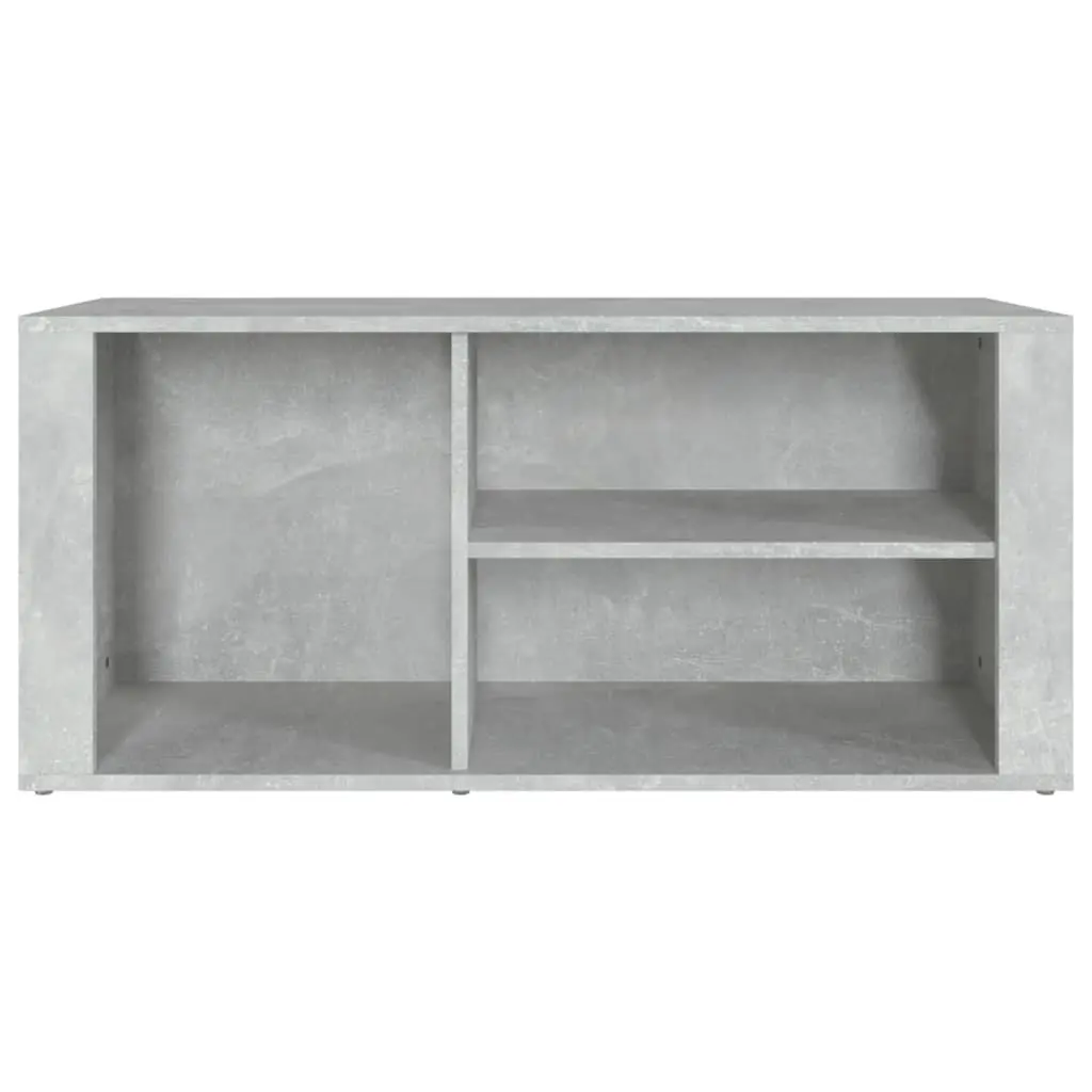 Shoe Cabinet Engineered Wood Grey 100cm Storage Organiser Multiple Compartments Hall Entryway