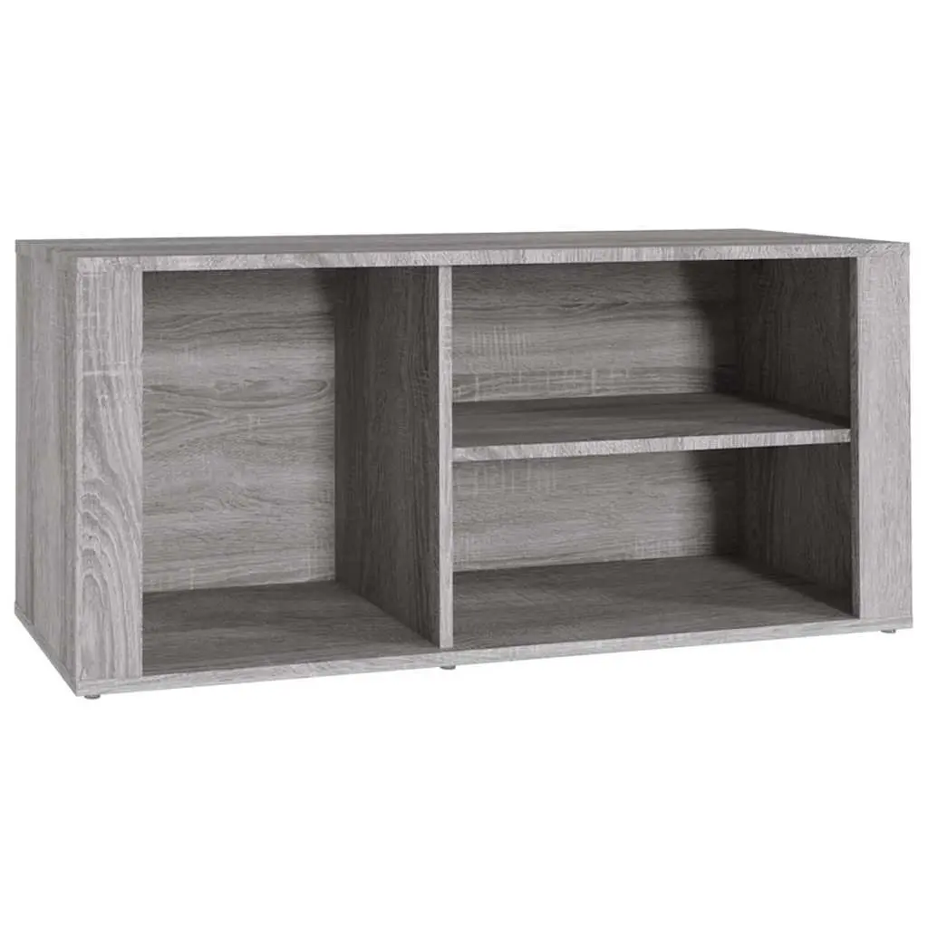Shoe Storage Cabinet Engineered Wood 100x35x45cm Grey Organiser