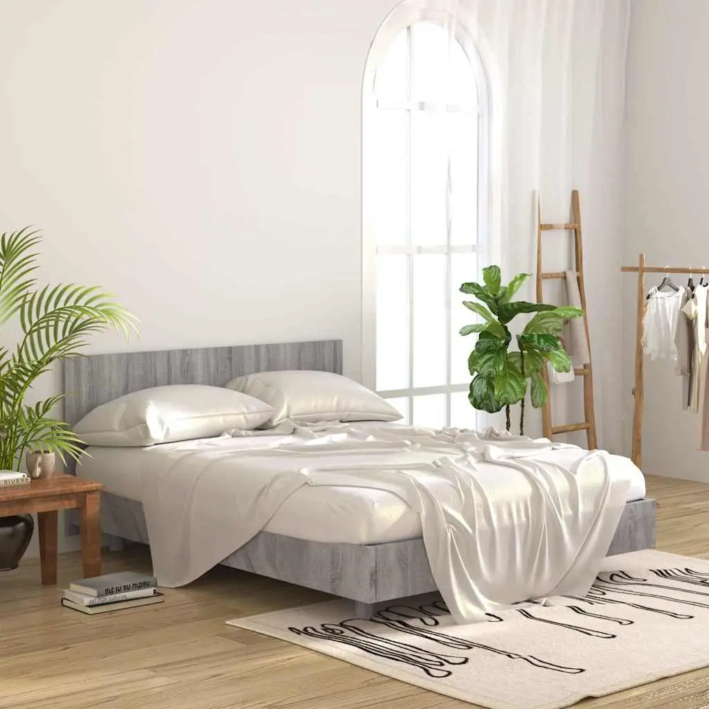 Grey Bed Headboard in Sonoma Style