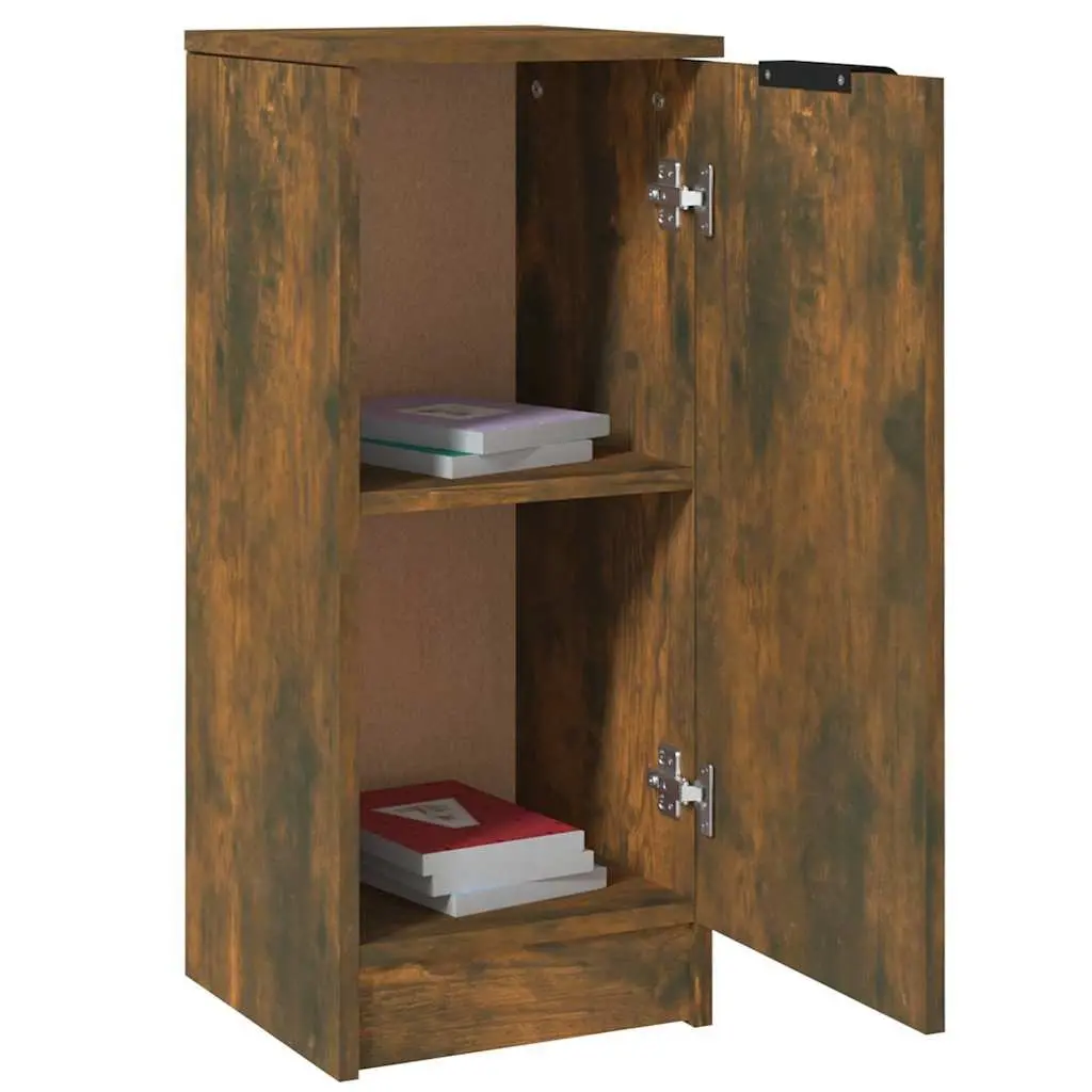Sideboards Engineered Wood 30x30x70 cm Brown 2 Piece Storage Cabinet