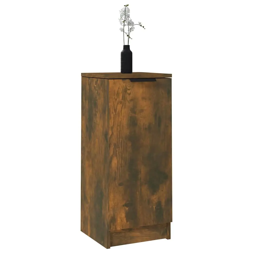 Sideboards Engineered Wood 30x30x70 cm Brown 2 Piece Storage Cabinet