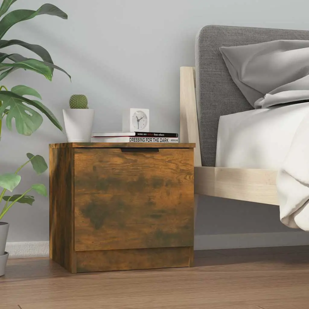 Bedside Cabinets Engineered Wood 40x39x40 cm Brown 2 Piece