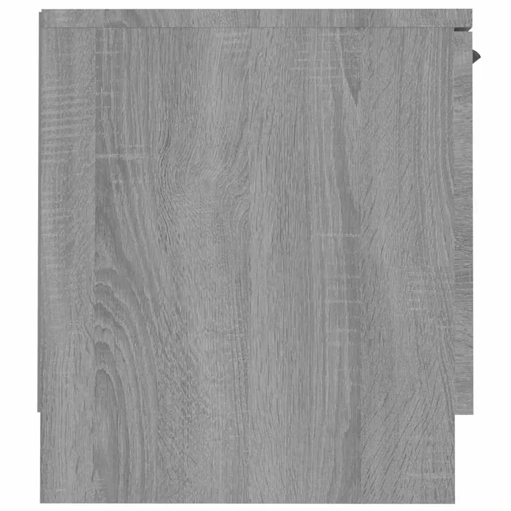 TV Cabinet Engineered Wood 140x35x40 cm Grey Sonoma Storage Unit with Drawer Compartments