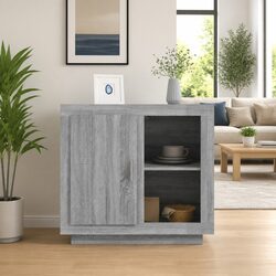Practical Grey Sideboard for Home Organization