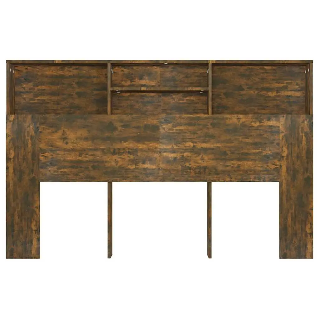 Headboard Cabinet Wall-Mount Engineered Wood 160cm Brown
