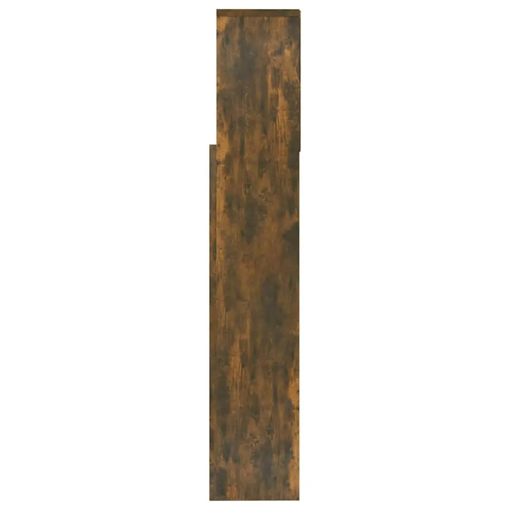 Headboard Cabinet Wall-Mount Engineered Wood 160cm Brown