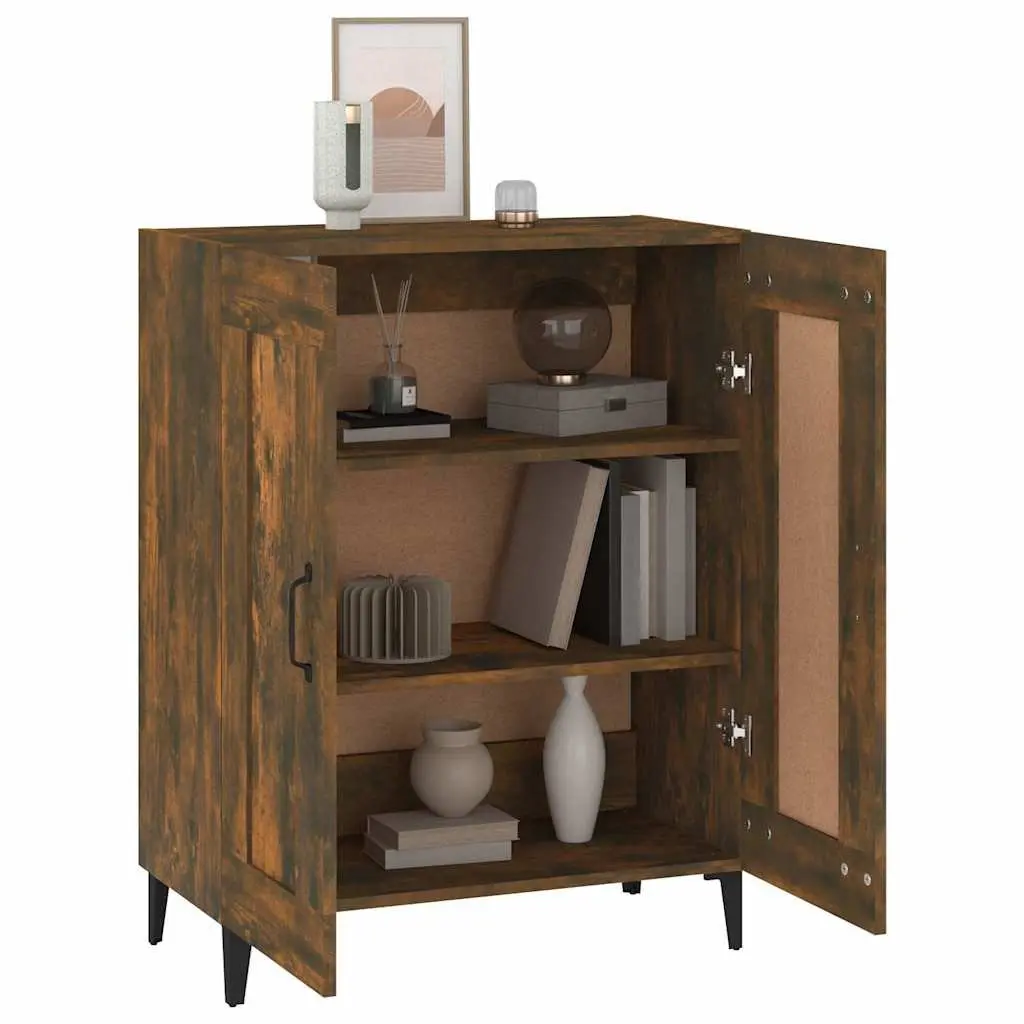 Sideboard Engineered Wood Brown 69.5 x 34 x 90 cm Storage Cabinet Living Room Furniture