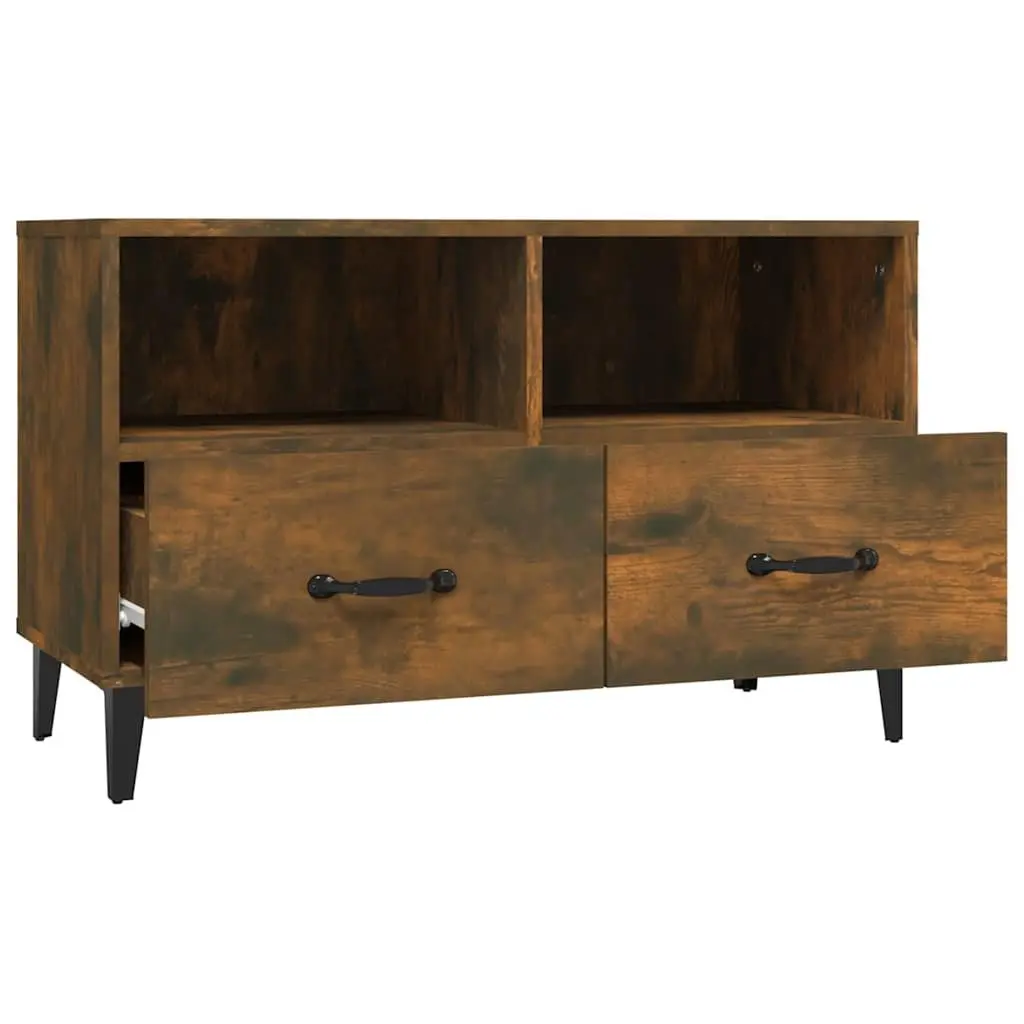 TV Cabinet Engineered Wood 80 x 36 x 50 cm Brown