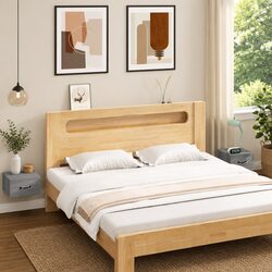 Functional Grey Wall-mounted Nightstand Set for Homes