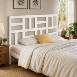 Functional 141cm White Bed Headboard for Your Home