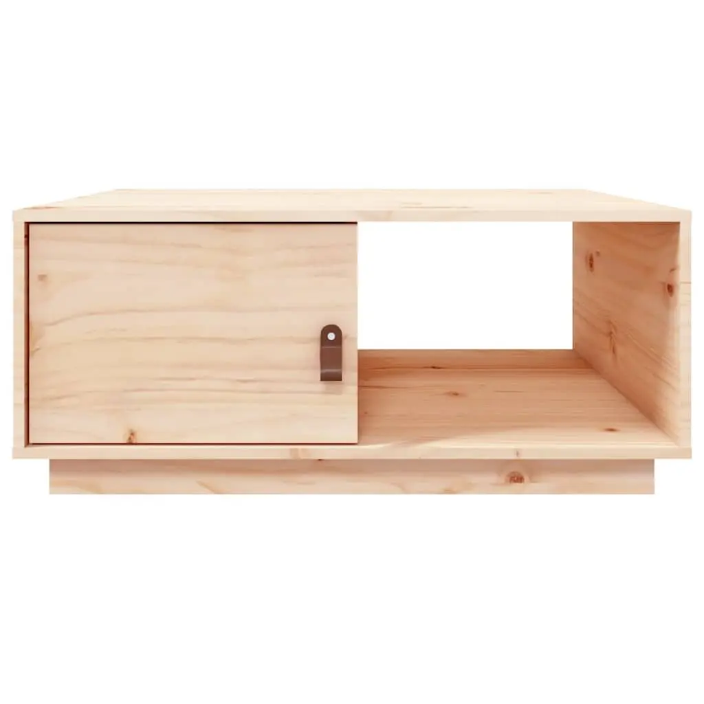 Coffee Table 80x50x35.5 cm with Storage Compartments Modern Living Room