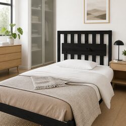 Practical Black Headboard 95.5cm for Relaxing Spaces