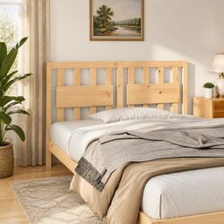 Functional Wooden Bed Headboard 140.5 cm for Your Home