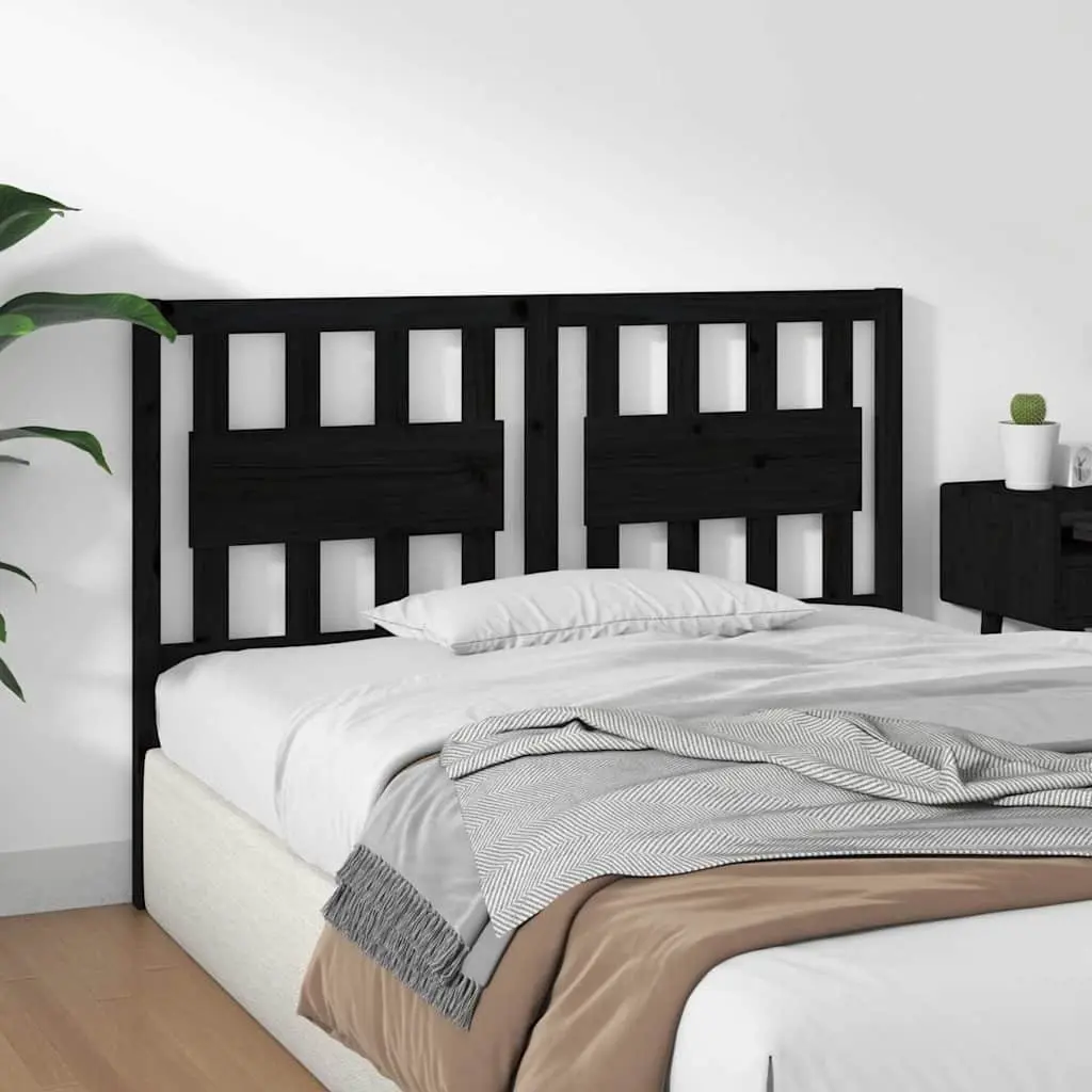Black Headboard 140.5 cm for Bedroom Use