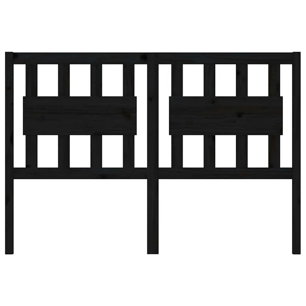 Black Headboard 140.5 cm for Bedroom Use