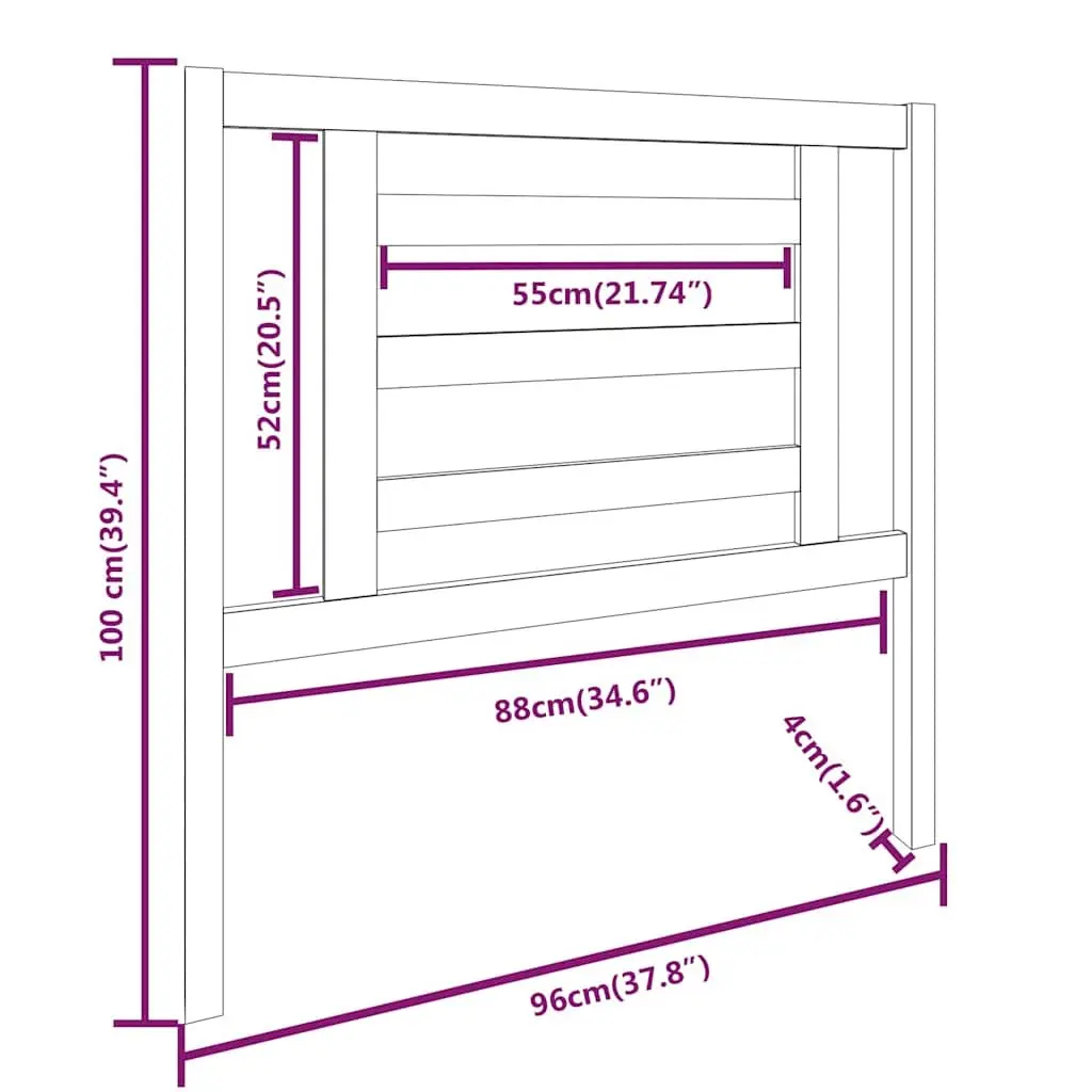 White Slatted Bed Headboard for Comfort and Style