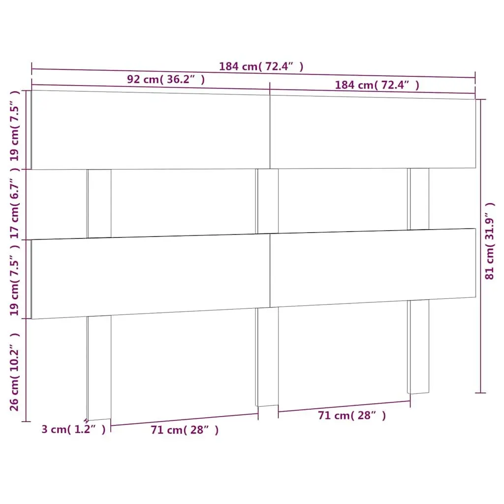 184cm Bed Headboard for Bedroom Comfort
