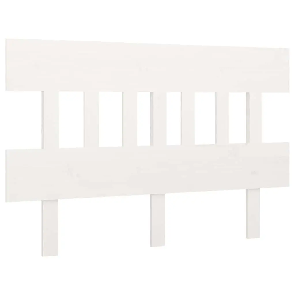 Bed Headboard Wooden Pine 183.5cm White