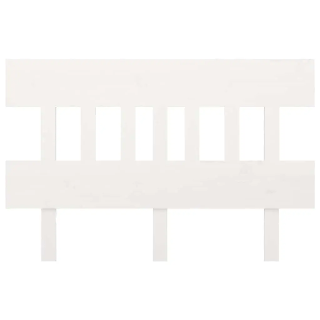 Bed Headboard Wooden Pine 183.5cm White