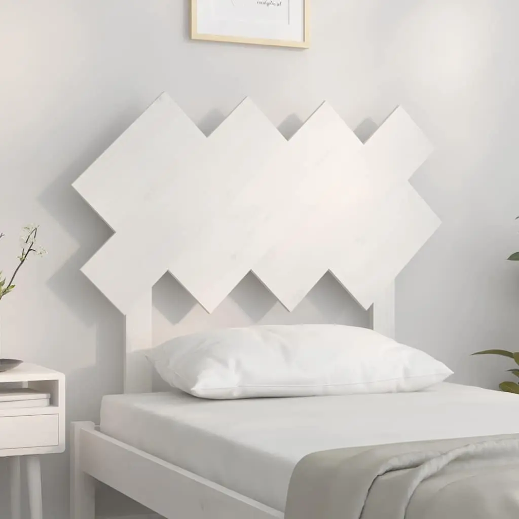 92cm White Headboard for Solid Pine Beds