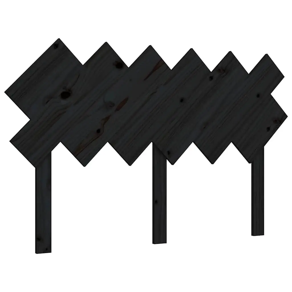 132cm Black Pine Headboard for Bedroom Use