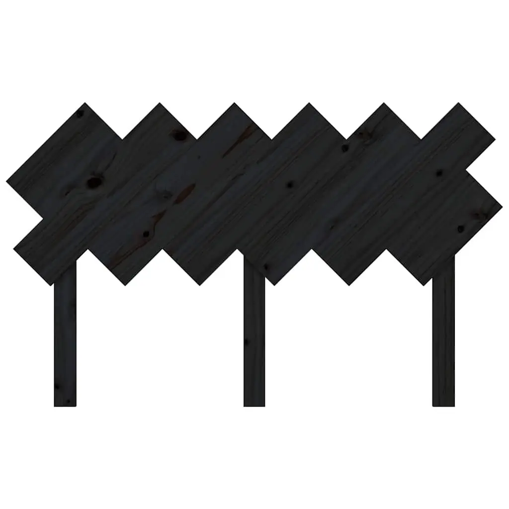 132cm Black Pine Headboard for Bedroom Use