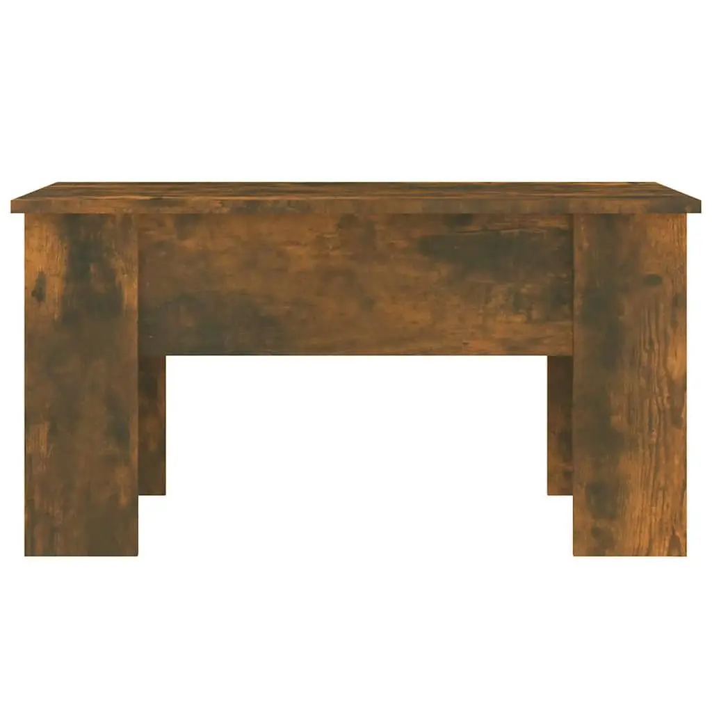 Coffee Table Engineered Wood Lift Top 79 x 49 x 41 cm Smoked Oak Brown Modern Living Room