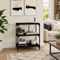 Practical Black Book Cabinet for Home Organization