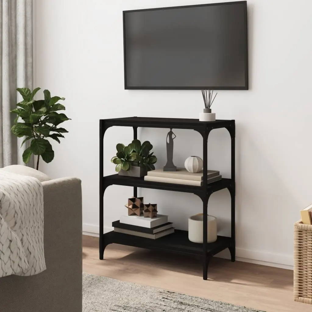 Black Book Cabinet for Home Organization