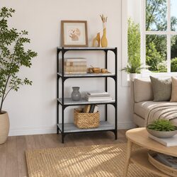 Practical 60x33x100cm Book Cabinet for Living Room or Office