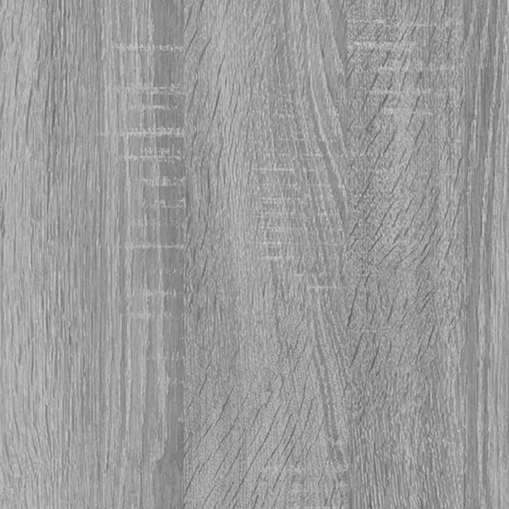 Book Cabinet Engineered Wood Steel 60x33x100cm Grey 4 Shelves Industrial Style