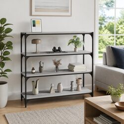 Versatile Grey Sonoma Book Cabinet for Home and Office