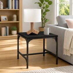 Practical Black Coffee Table for Everyday Use at Home