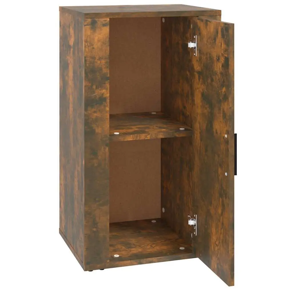 Sideboard Storage Cabinet Brown Engineered Wood Buffet with Door Compartments