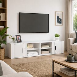 Functional White TV Cabinets for Everyday Use