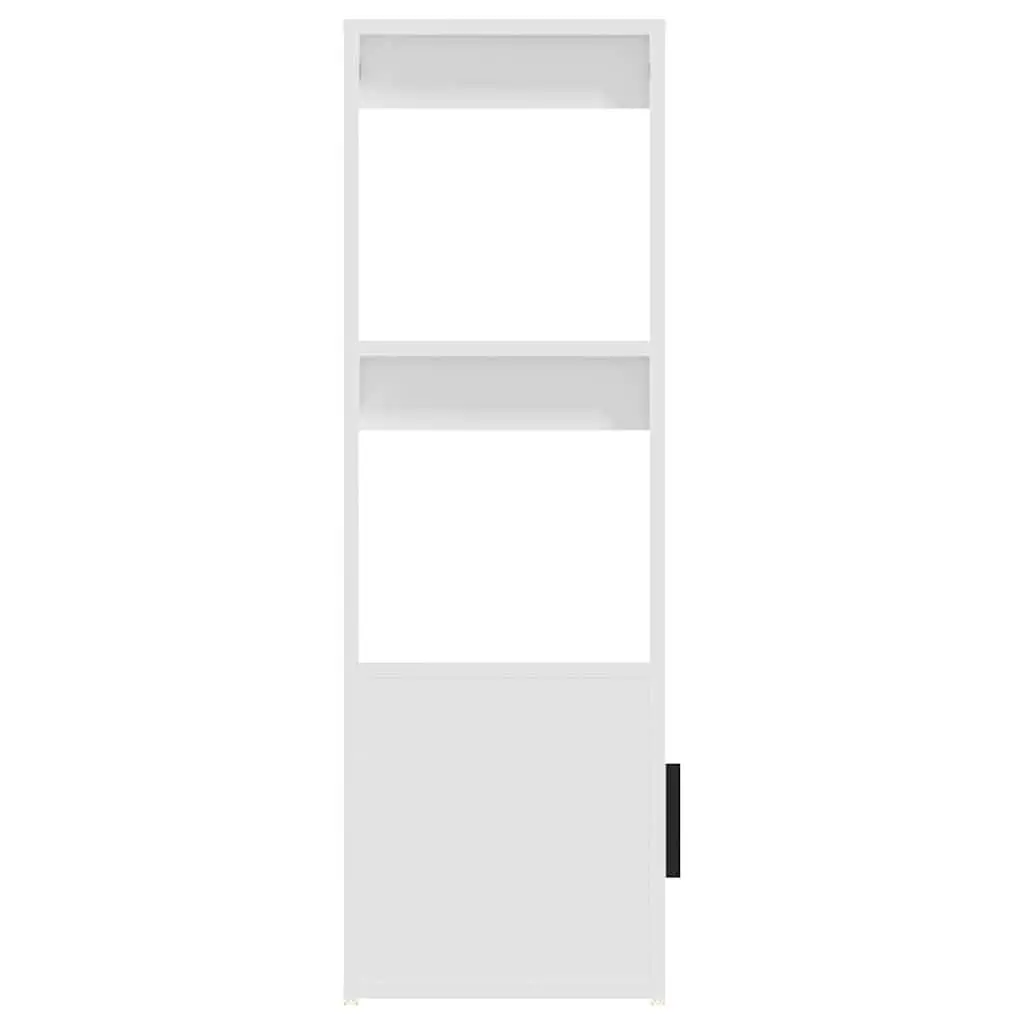 Sideboard White 80x30x90 cm Storage Cabinet Engineered Wood Shelves Doors