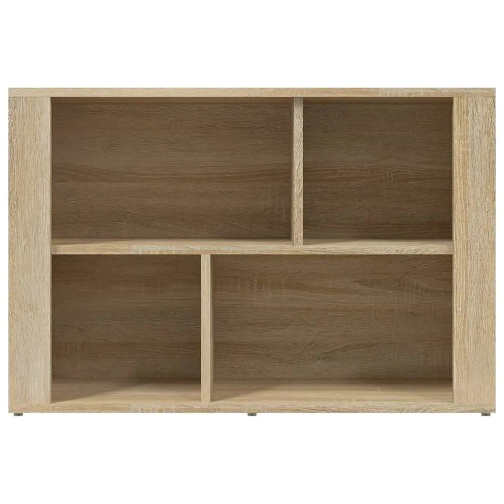 Sideboard Engineered Wood 80x30x54 cm Brown Storage Cabinet with Compartments