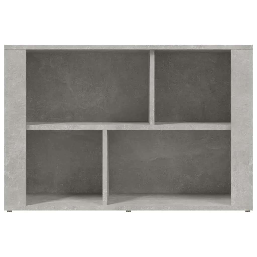 Sideboard Grey Storage Cabinet Engineered Wood Living Room Furniture Organizer