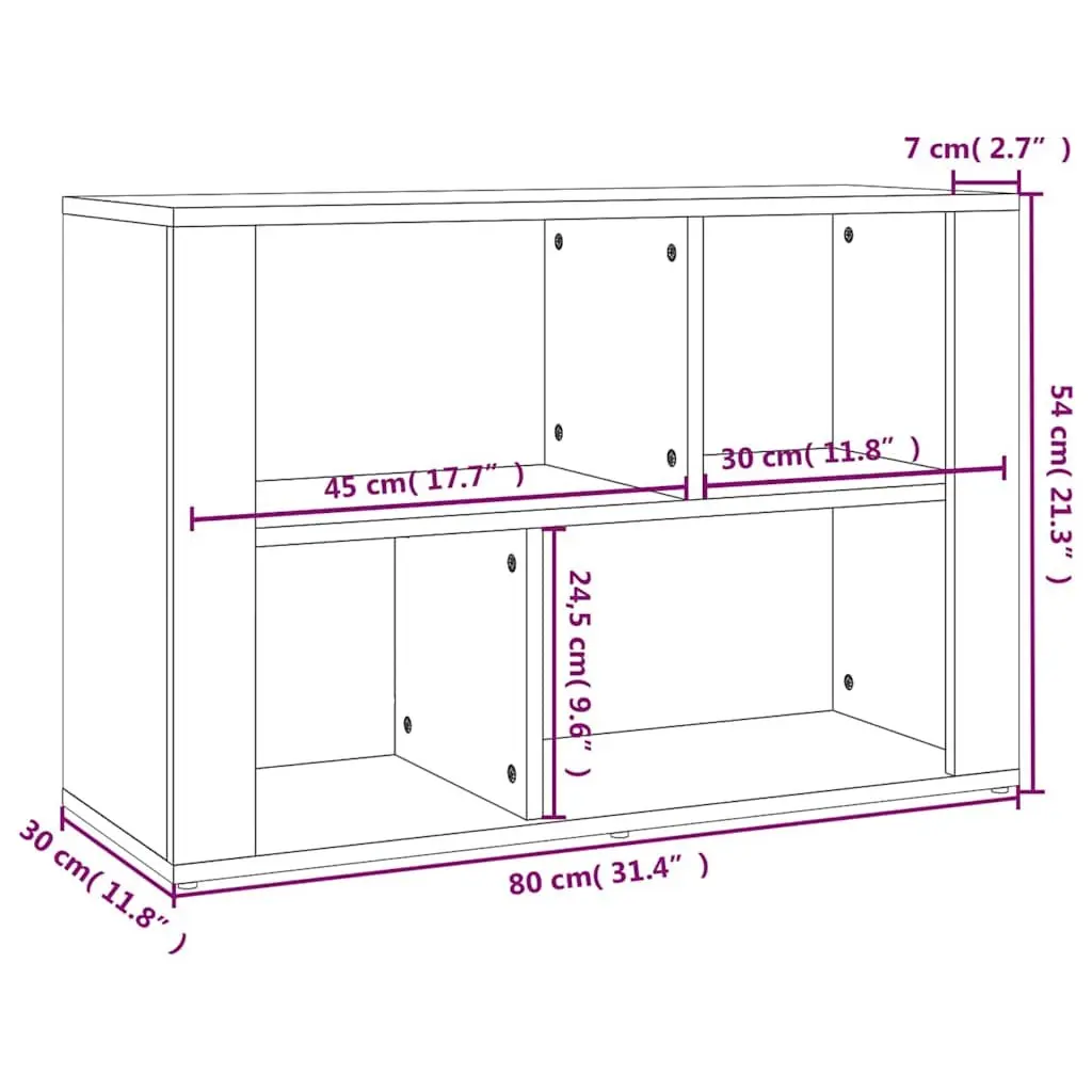 Sideboard Grey Storage Cabinet Engineered Wood Living Room Furniture Organizer
