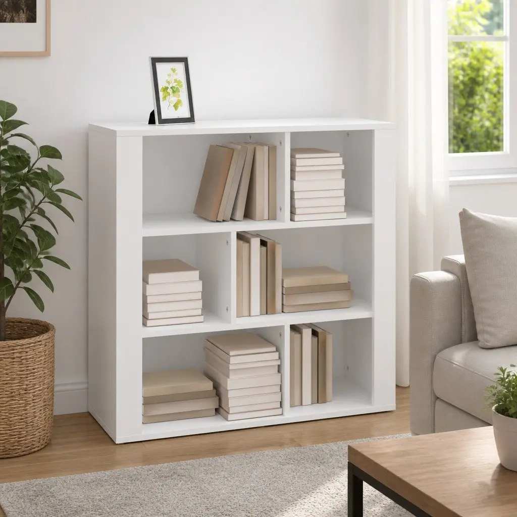 Sideboard Engineered Wood 80x30x80 cm White Storage Cabinet Living Room Furniture