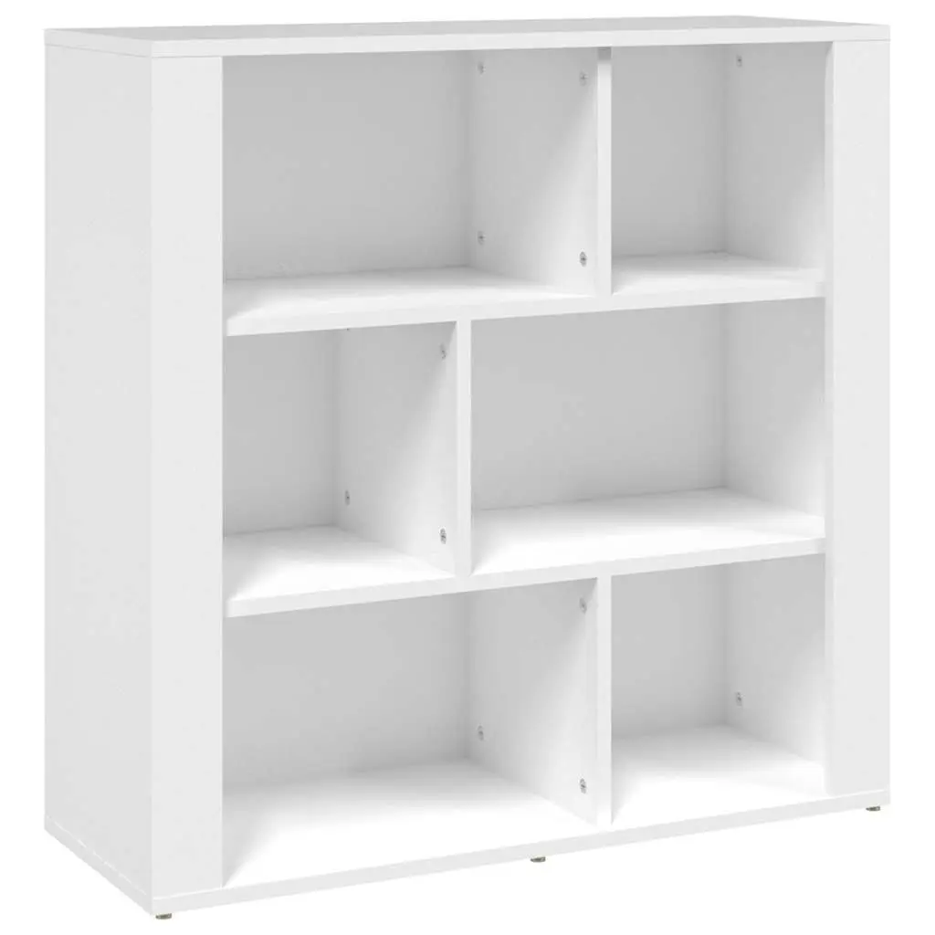 Sideboard Engineered Wood 80x30x80 cm White Storage Cabinet Living Room Furniture