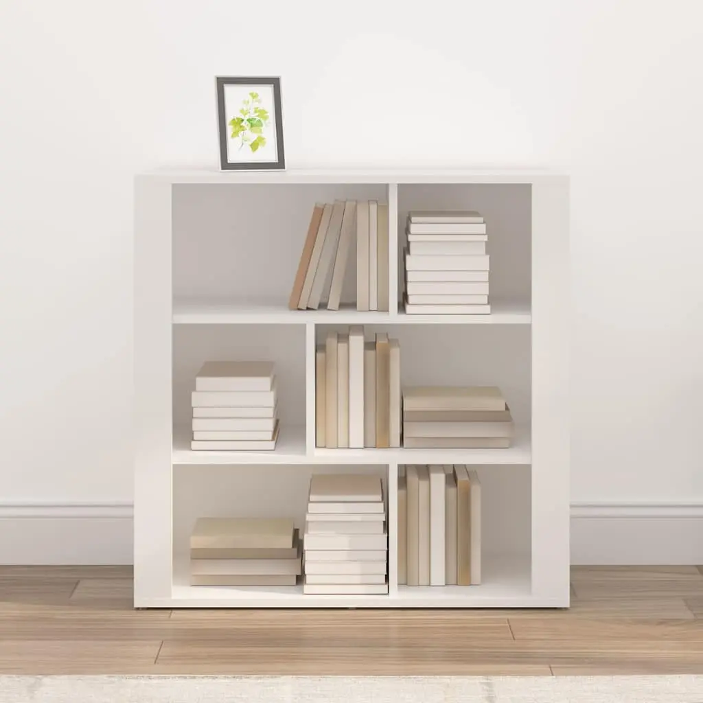 Sideboard Engineered Wood 80x30x80 cm White Storage Cabinet Living Room Furniture