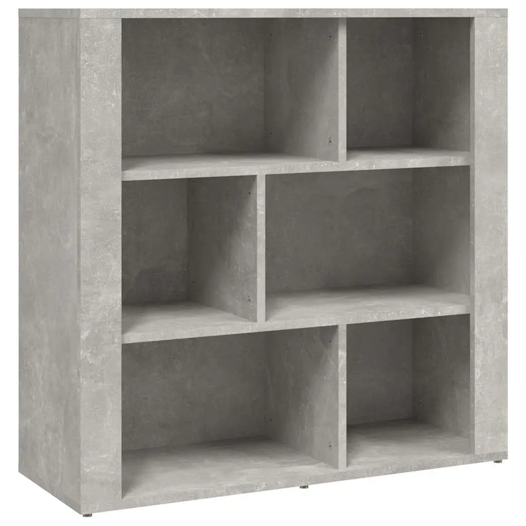 Sideboard Engineered Wood 80x30x80 cm Grey Storage Cabinet Living Room Furniture