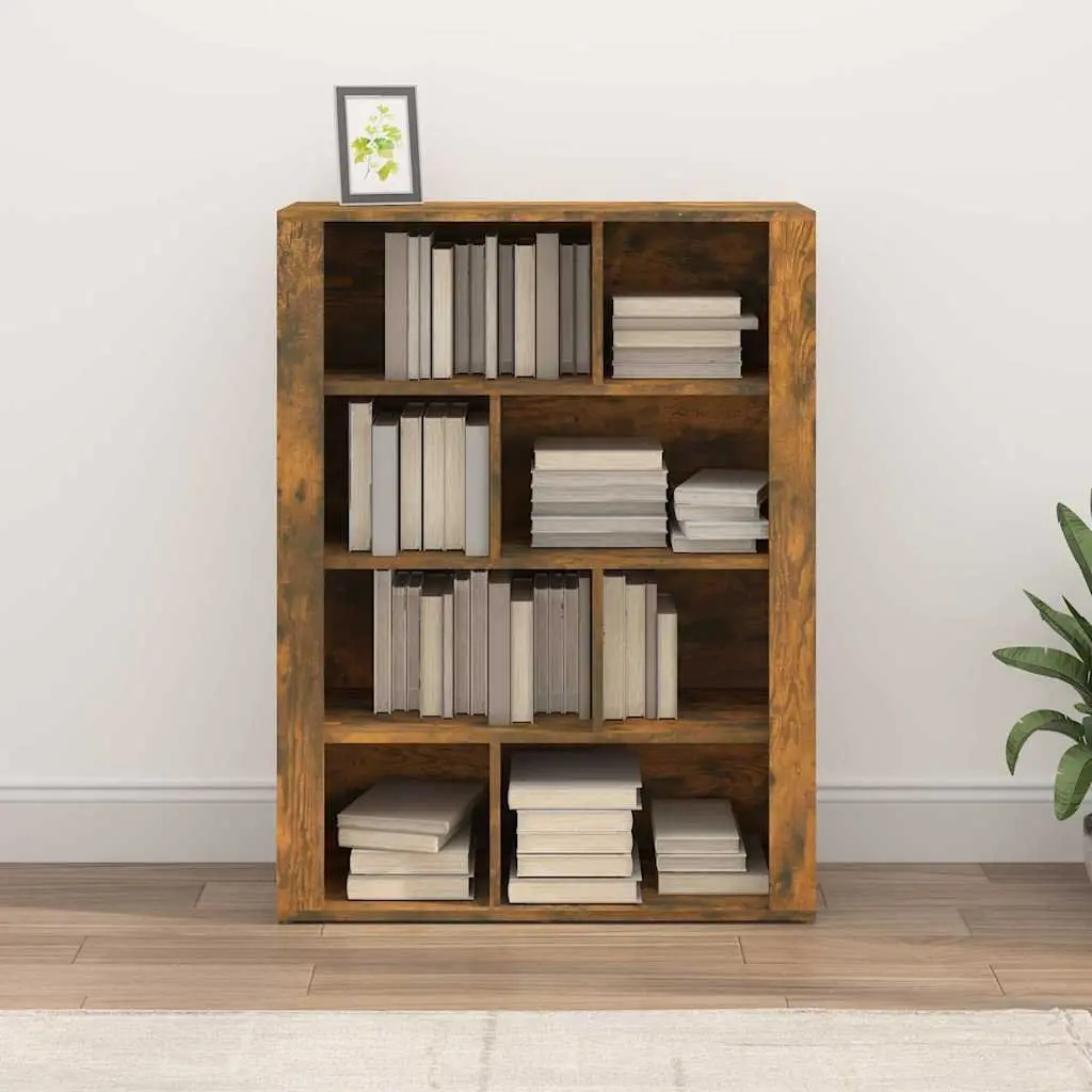 Engineered Wood Sideboard Storage Cabinet Brown with Compartments 80x30x106cm