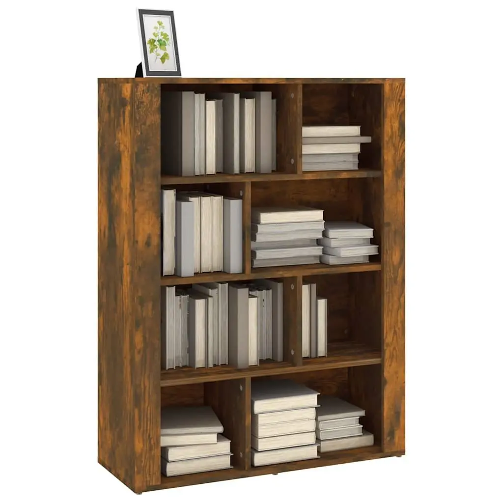 Engineered Wood Sideboard Storage Cabinet Brown with Compartments 80x30x106cm
